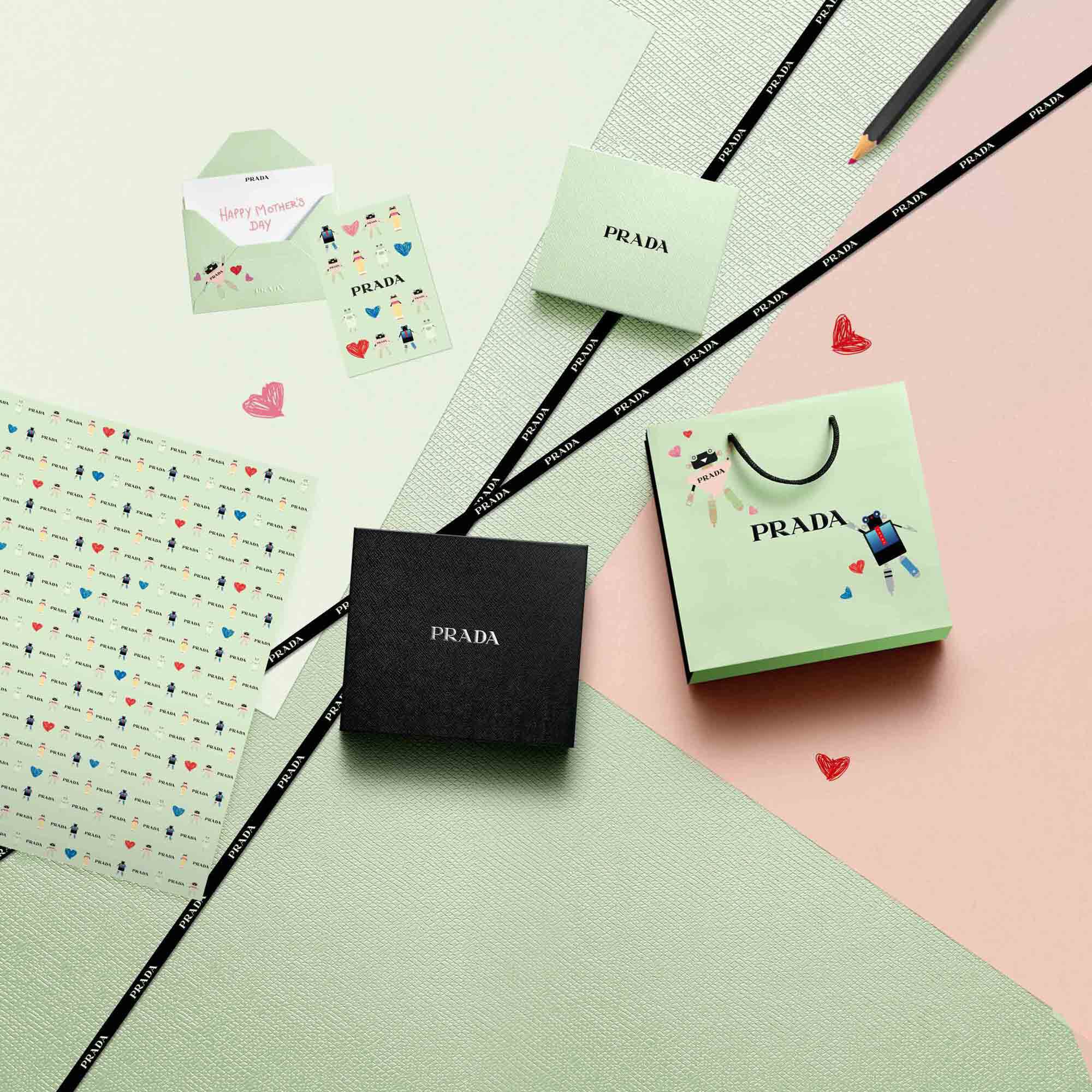 Prada gift shop card