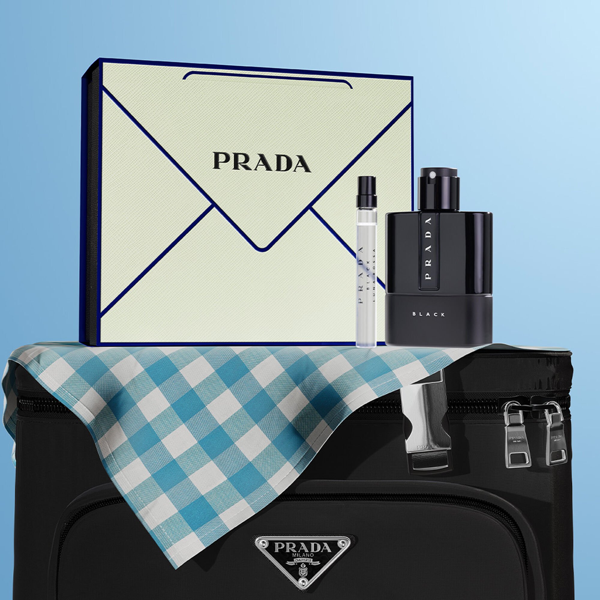PRADA BLACK 香水 ボックス付き Father's Day Luna Rossa Black Eau de Parfum Set | Prada Beauty