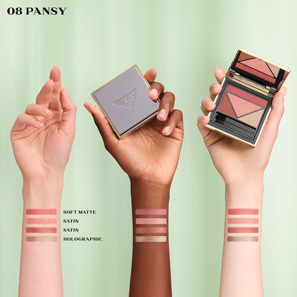 Shop Prada Dimensions - Holo Nude Eyeshadow | Prada Beauty
