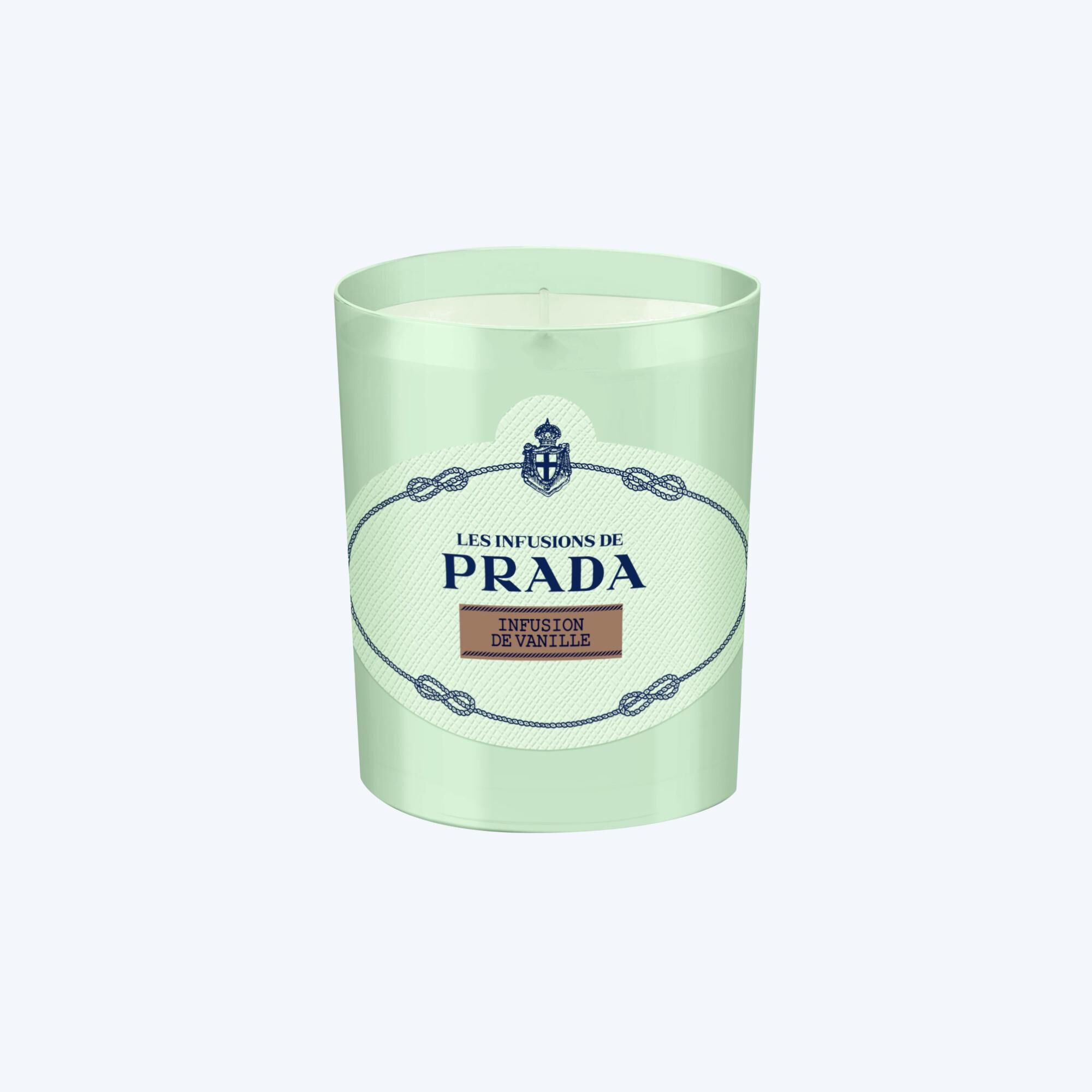 PRADA プラダ 香りキャンドル付磁器キャンドルホルダー レッド