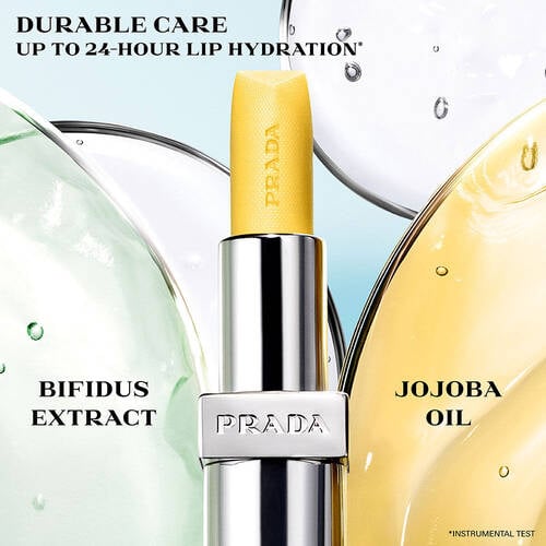 Prada Balm ingredients: jojoba oil & bifidus extract