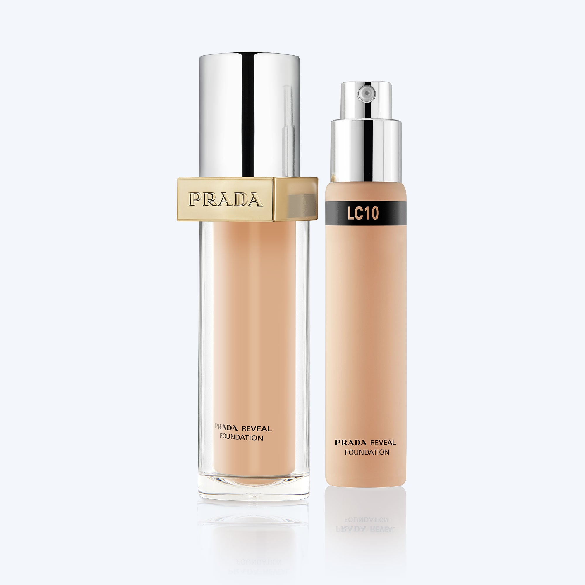 Prada Reveal Skin Optimizing Foundation LC10 Medium Buildable Coverage Foundation 24-Hour Wear 70$