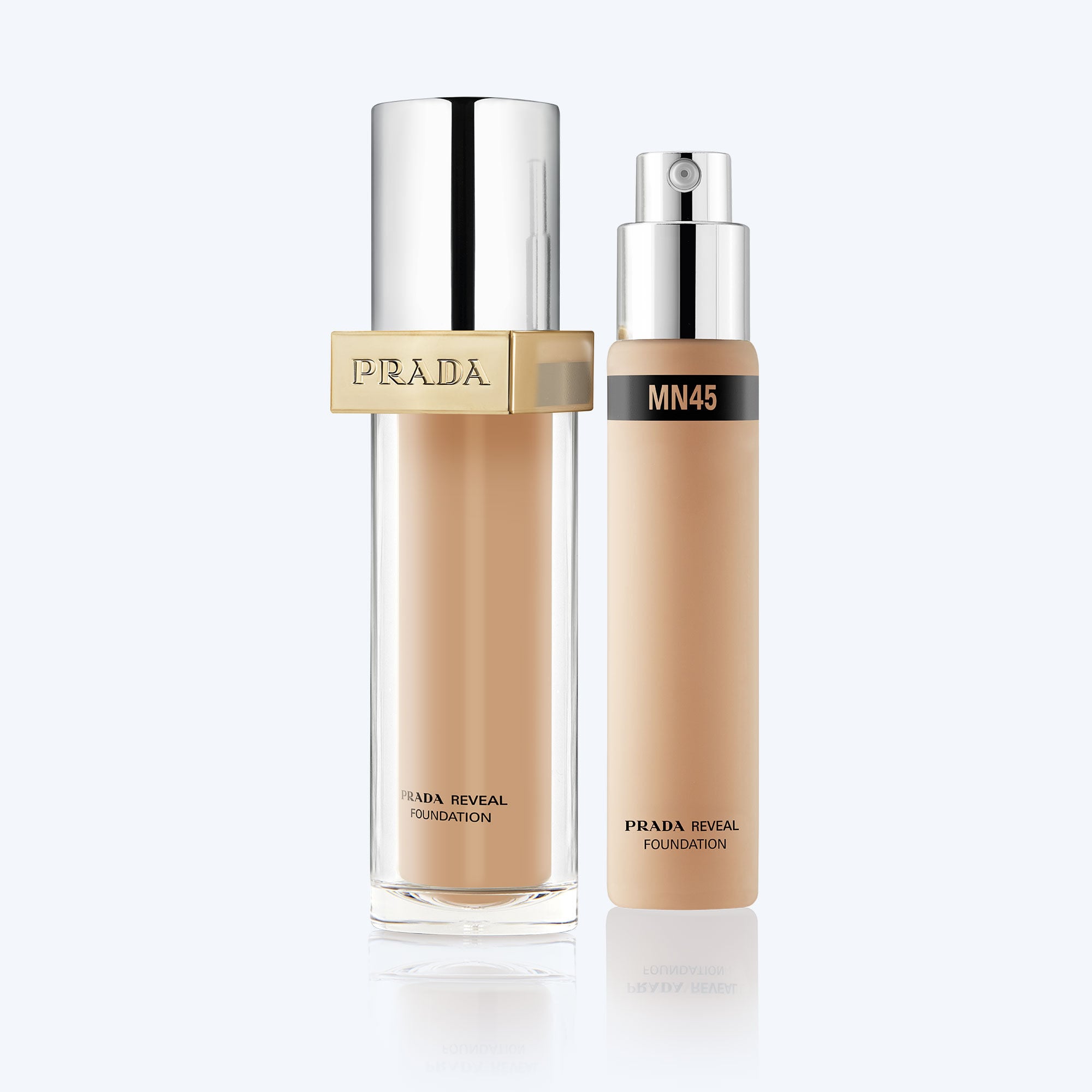 Prada Reveal Skin Optimizing Foundation MN45 Medium Buildable Coverage Foundation 24-Hour Wear 70$
