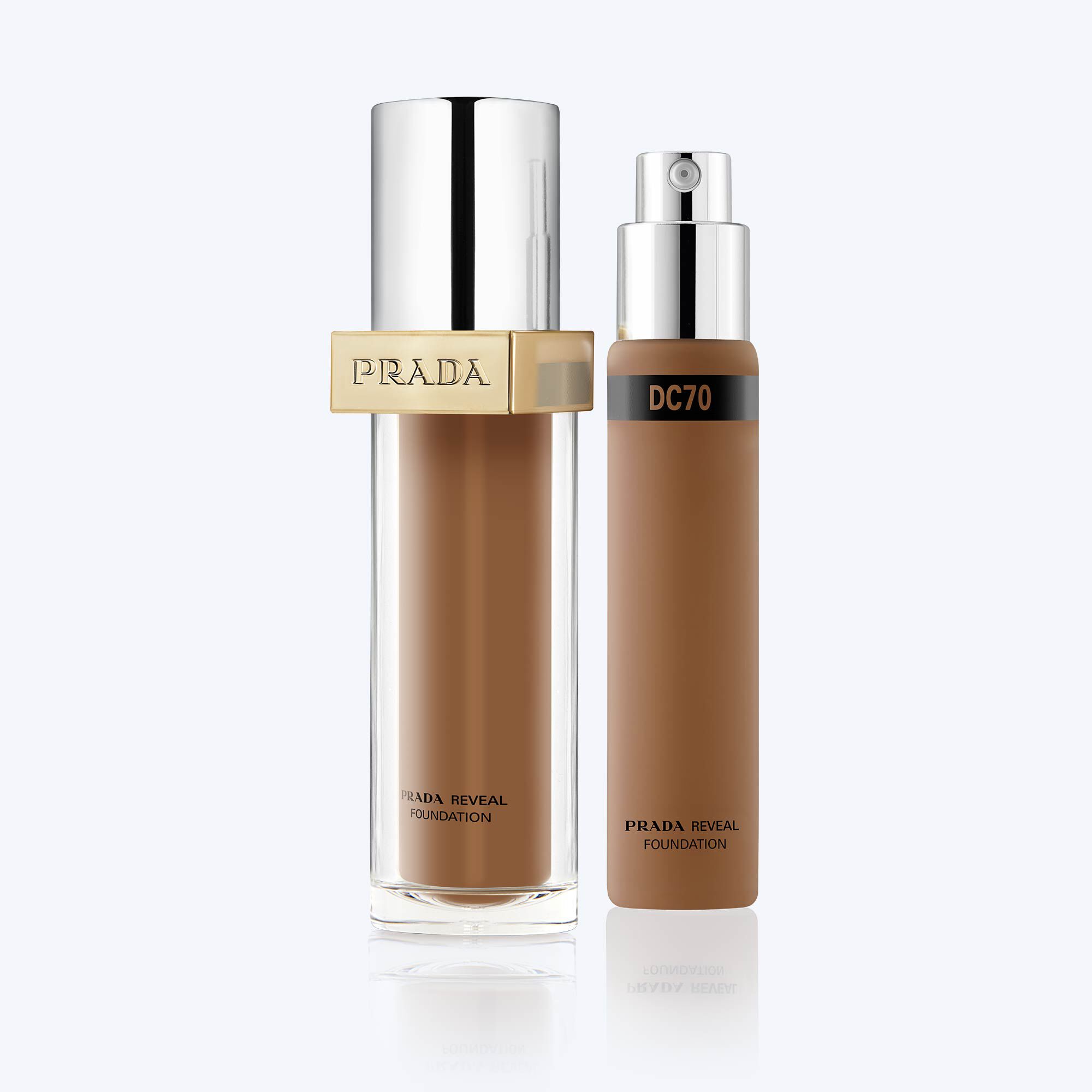 Prada Reveal Skin Optimizing Foundation | DC70 | Medium Buildable Coverage Foundation | 24-Hour Wear