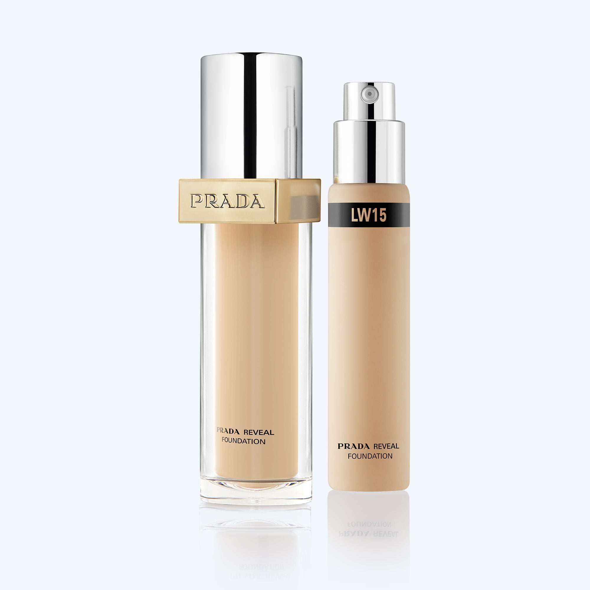 Prada Reveal Skin Optimizing Foundation LW15 Medium Buildable Coverage Foundation 24-Hour Wear 70$