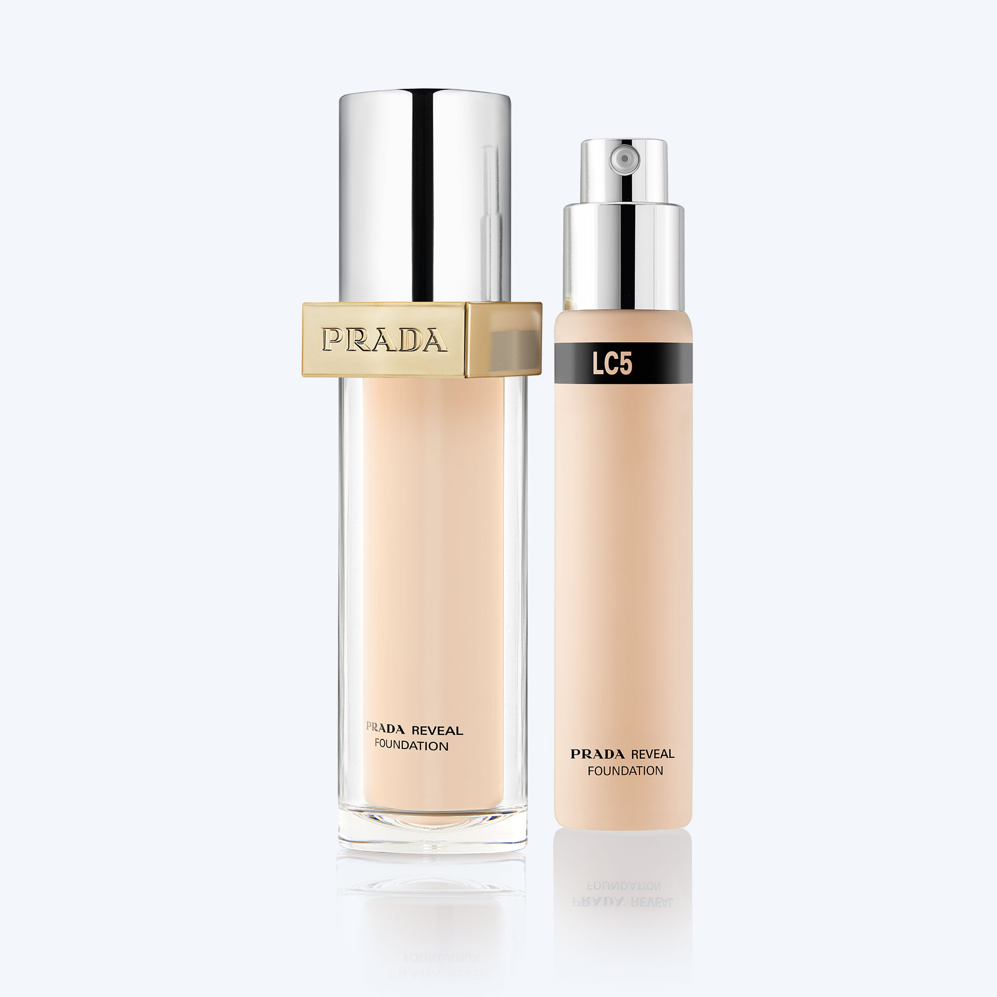 Prada Beauty Prada Reveal Skin Optimizing Foundation Standard Shade LC5 70$