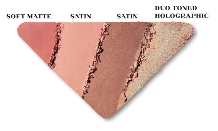 PRADA DIMENSIONS アイシャドウ 07 07 - PEONY Prada Dimensions Holo Nude Eye Palette - 07