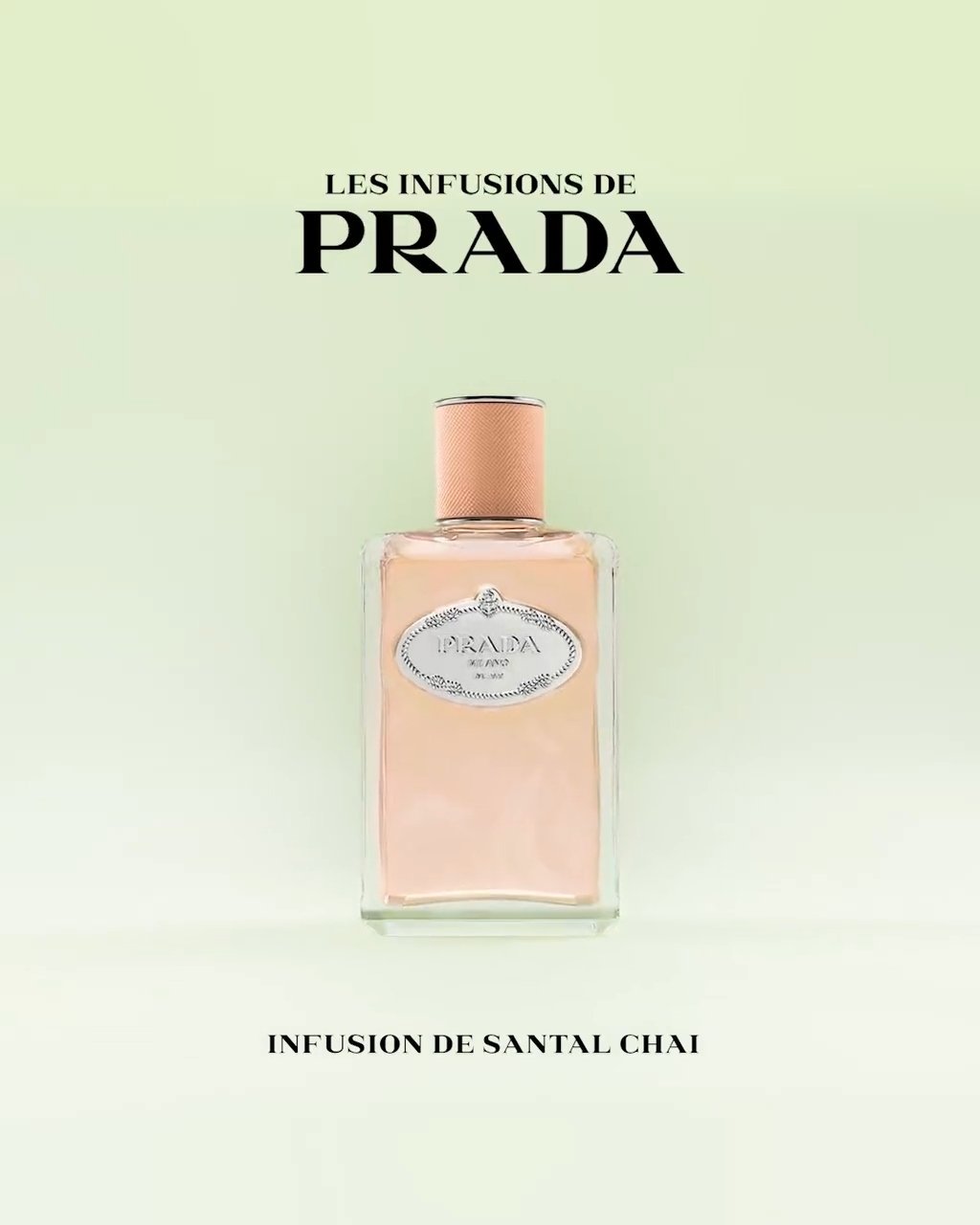 Infusion de Santal Chai Eau de Parfum bottle with Chai Latte Accord, Creamy Sandalwood Accord, Citrus, Musks.